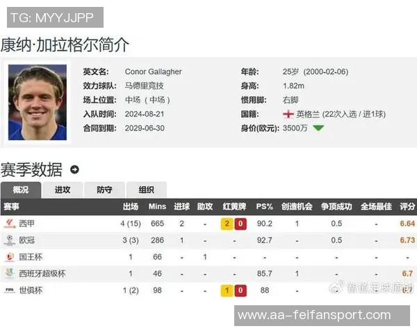 每日电讯:弗兰克亲自致电加拉格尔加盟热刺承诺主力位置 每日电讯:弗兰克亲自致电加拉格尔加盟热刺承诺主力位置